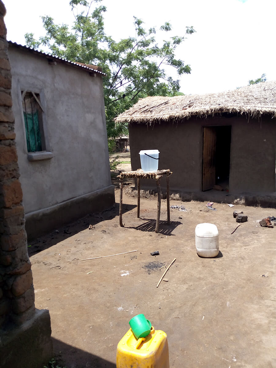 SODIS bucket at homeexposed