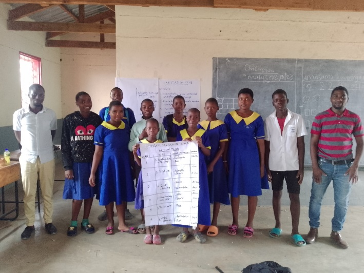 Supportive monitoring and school handwashing activities